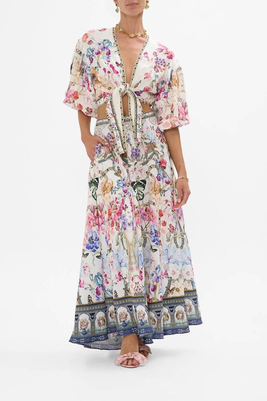 NEW CAMILLA maxi circle skirt in monserrate magic